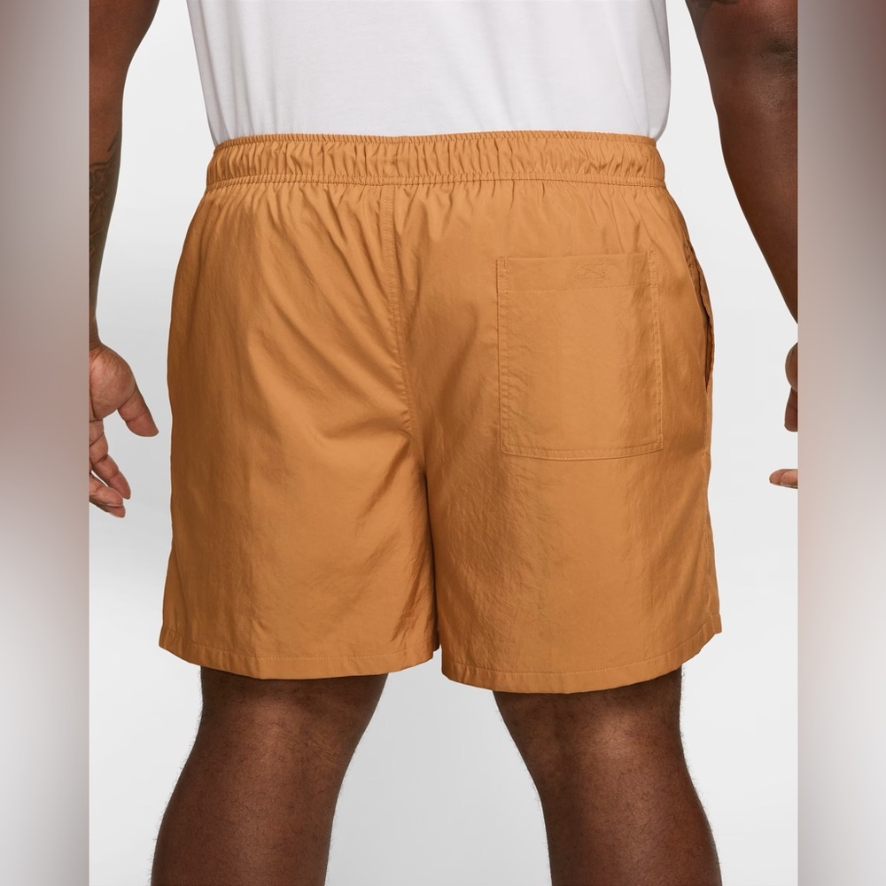 🆕 Nike Club Men's Woven Flow Shorts. Flax/White. Size(s): XL, 2XL. *NWT* - Picture 3 of 16